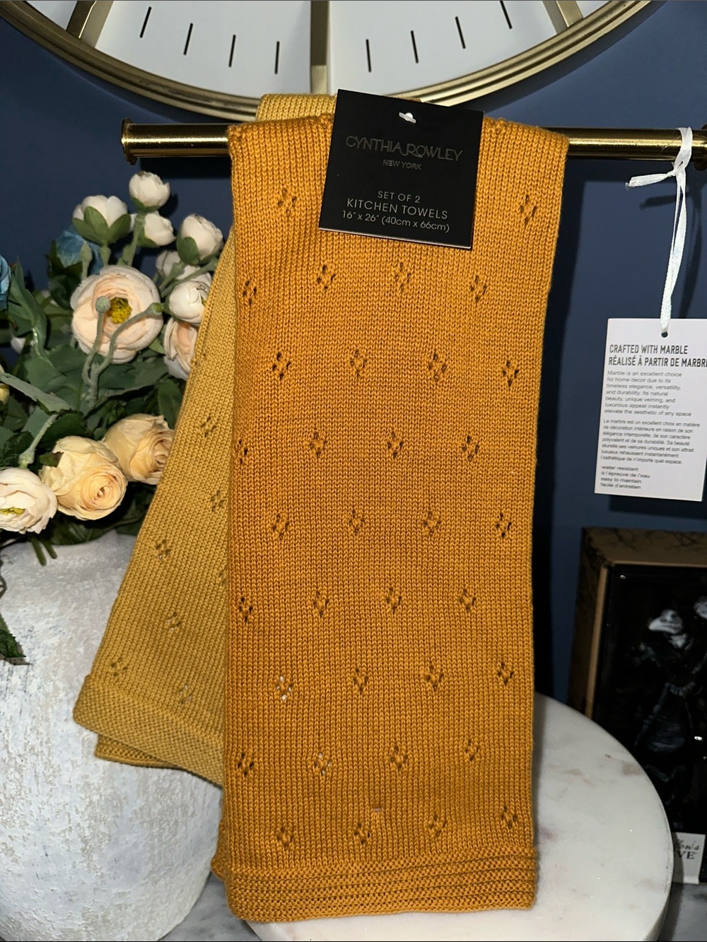 Fall harvest sweater like kitchen towels set of 2